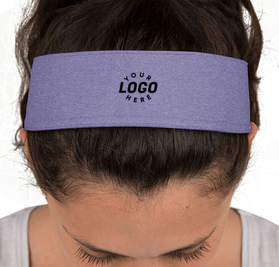 Sport-Tek Heather Contender Headband in Royal Heather
