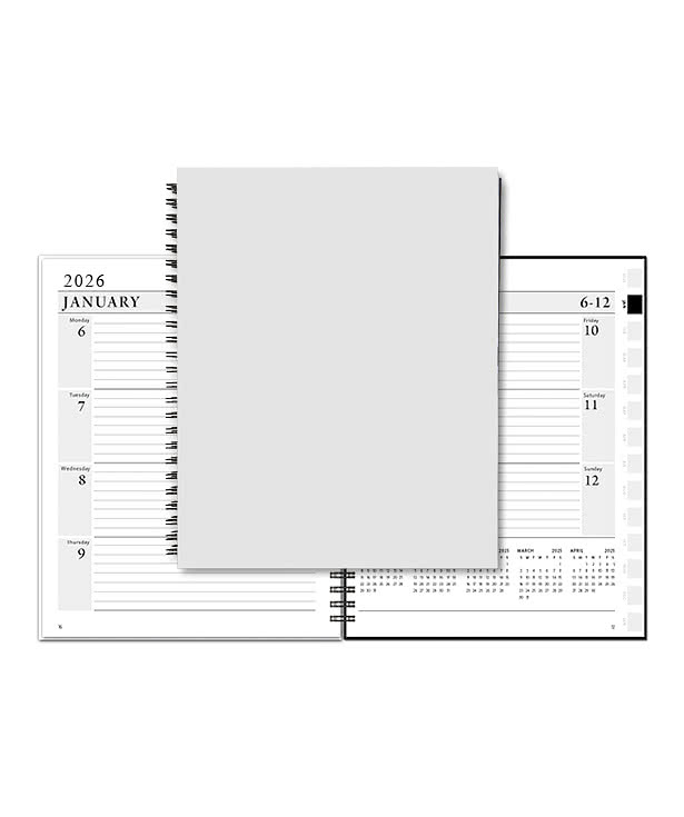 JournalBooks ® Full Color Spiral Planner