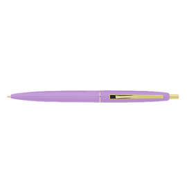 Clic Gold Trim Ballpoint Pen (black ink) - Color: Grapetini