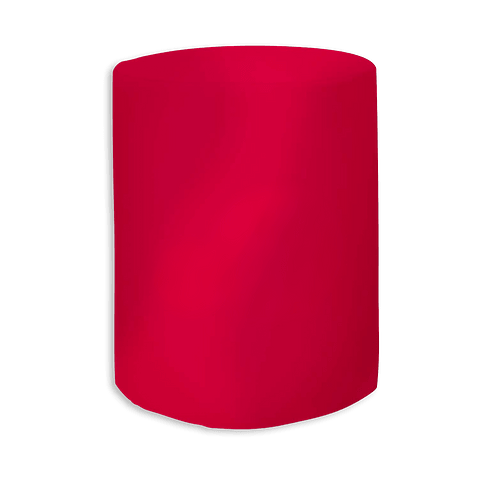 Full Color 2.6' Bar-Height Fitted Round Throw Tablecloth in Cherry