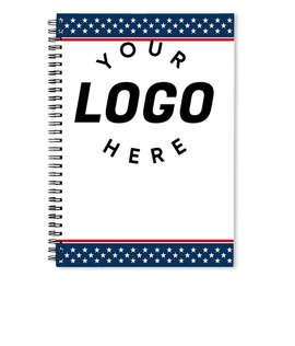 Stars & Stripes JournalBooks ® Spiral Notebook