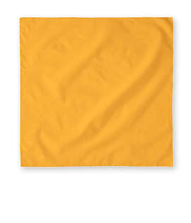 Augusta 100% Cotton Solid Bandana (Centered Design) - Color: Gold