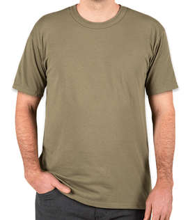 Genuine US Army T-shirt Khaki Combed Cotton Shirt Short Sleeves