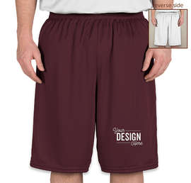 High Five Competition Reversible Basketball Shorts - Color: Maroon / White