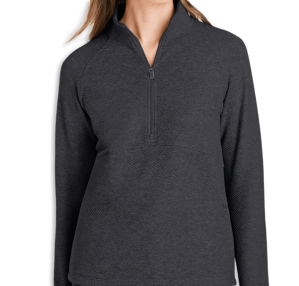 North End Women's Spirit Textured Quarter Zip Pullover-default