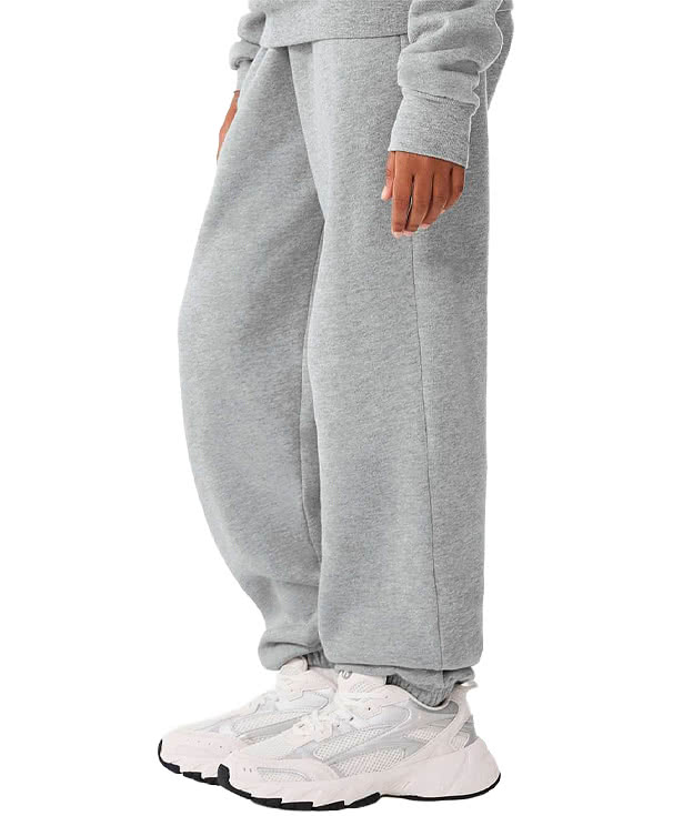 Bella + Canvas Youth Sponge Fleece Closed Bottom Sweatpants