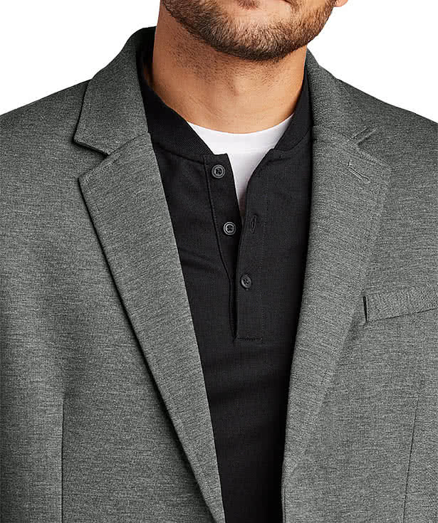 Mercer+Mettle Double Knit Single Breasted Blazer