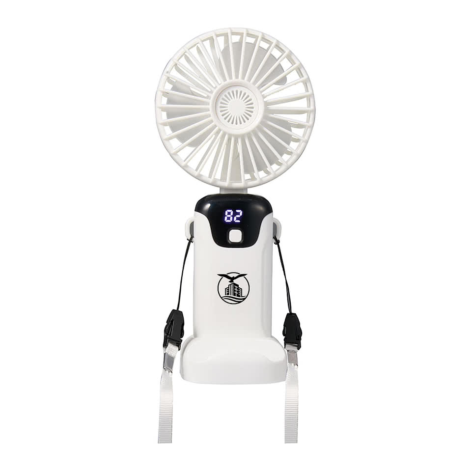 Full Color Rechargeable Recycled Personal LED Fan