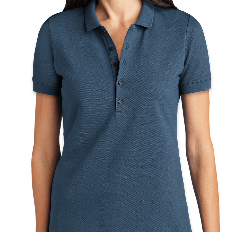 Mercer+Mettle Women's Stretch Heavyweight Pique Polo-default