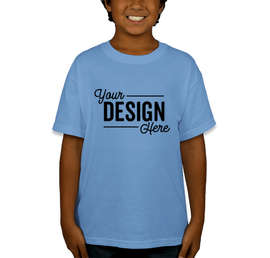 Canada - Gildan Youth DryBlend 50/50 T-shirt - Color: Carolina Blue