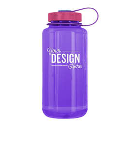 32 oz. Nalgene Tritan Wide Mouth Water Bottle - Color: Just Purple / Plum / Grape / N Blue