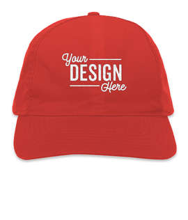 Pacific Headwear Vintage Buckle Baseball Hat - Color: Red