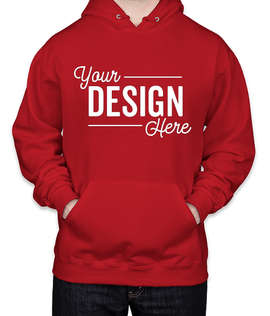 Jerzees Nublend 50/50 Pullover Hoodie - Color: True Red