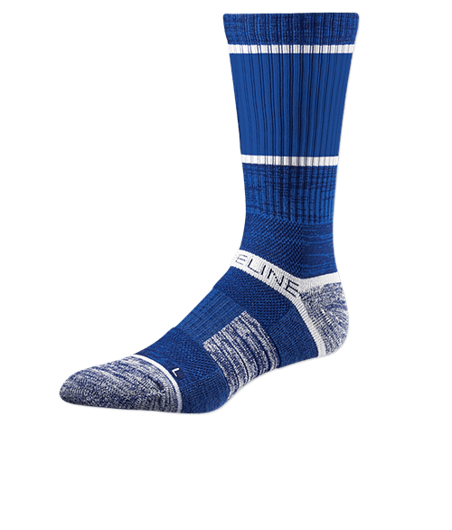 Premium Compression Crew Socks in Royal