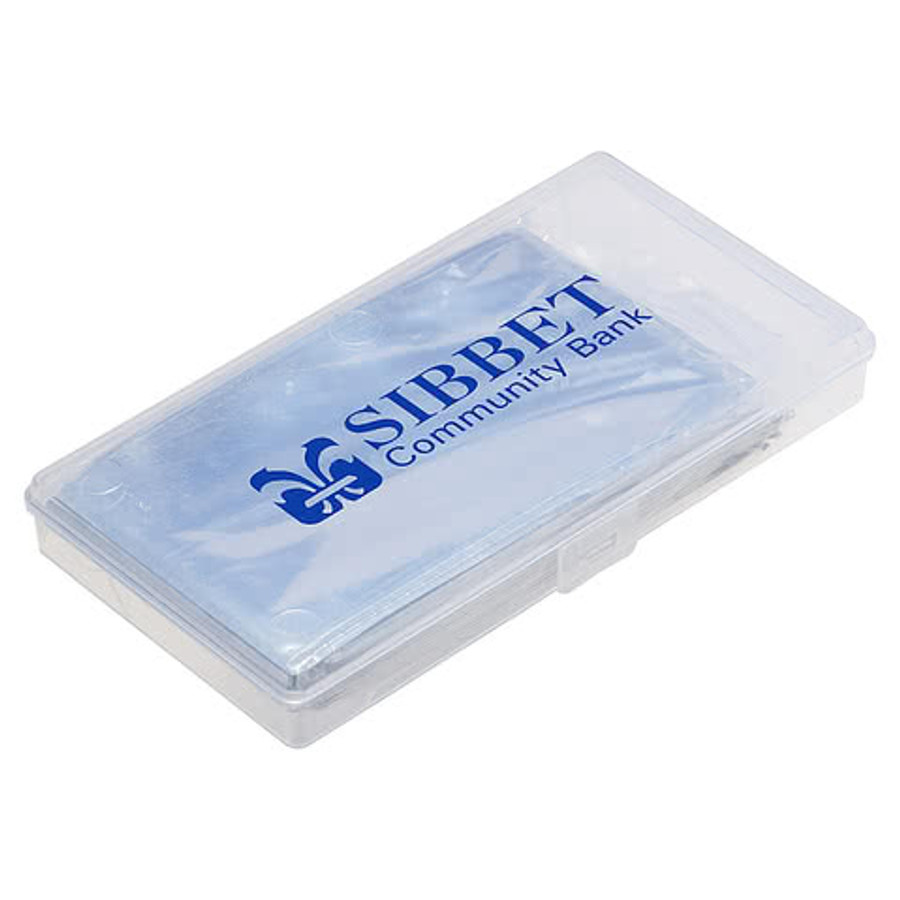 Compact Carry Emergency Blanket in Clear/Blue