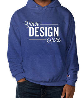 Champion Powerblend Pullover Hoodie - Color: Royal Blue Heather