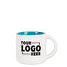 14 oz. Ceramic Two-Tone White Minolo Mug