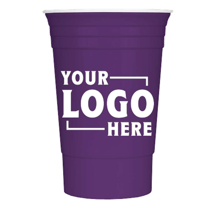 16 oz. Reusable Plastic Party Cup in Purple
