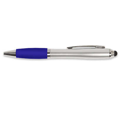 Nash Stylus Pen (black ink) - Silver / Blue