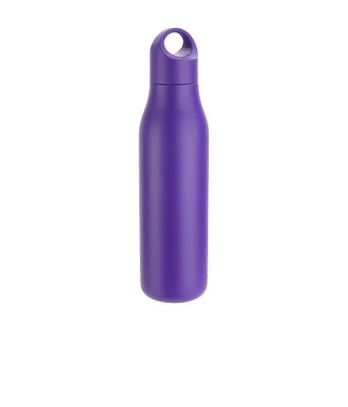 Full Color 22 oz. SENSO Classic Stainless Steel Insulated Water Bottle in Purple