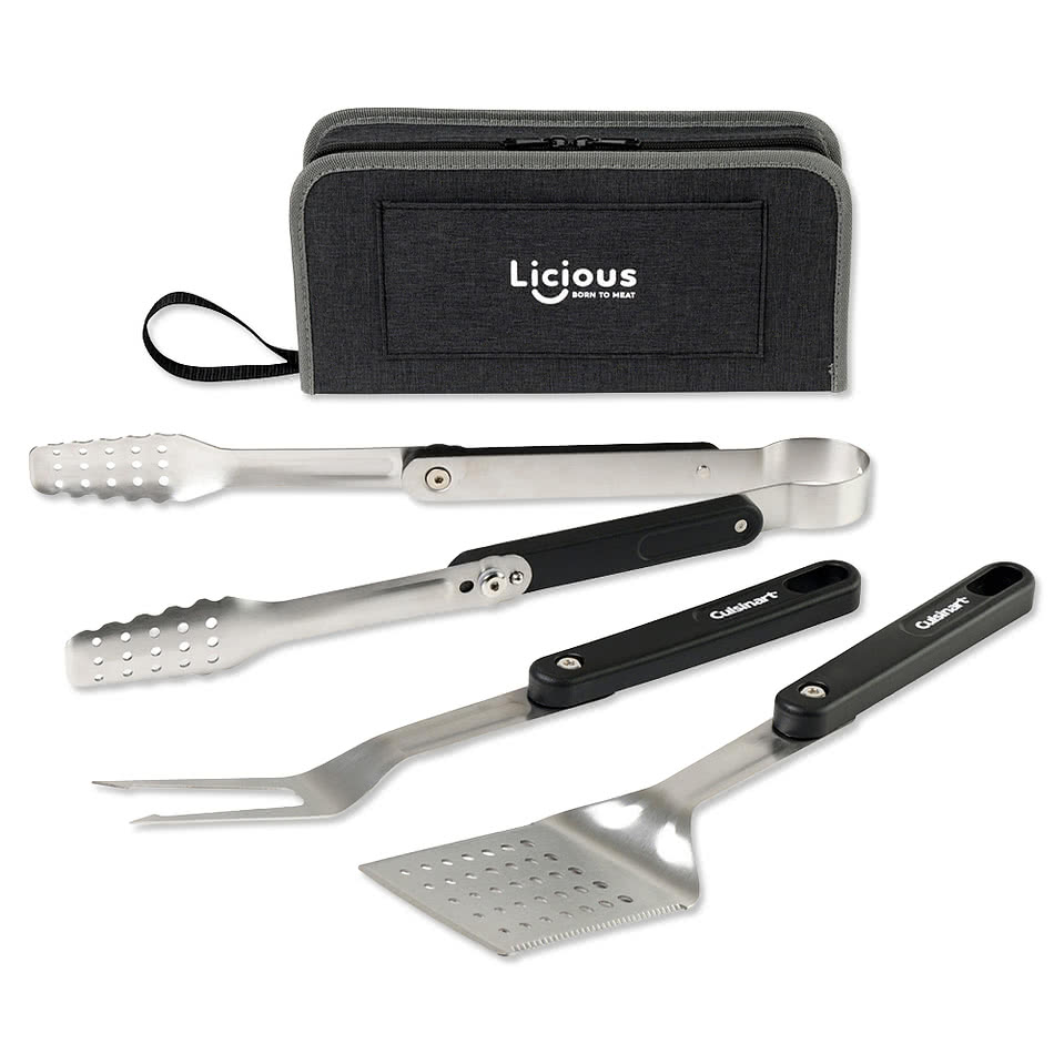 Cuisinart Outdoors 4-Piece Folding Grill Tool Set