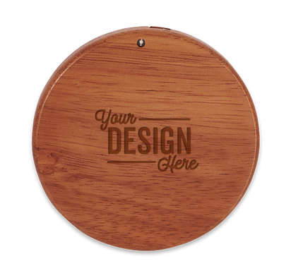 Laser Engraved Bora 5W Wooden Portable Wireless Charging Pad-default