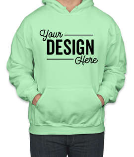 Gildan Midweight 50/50 Pullover Hoodie - Color: Mint Green