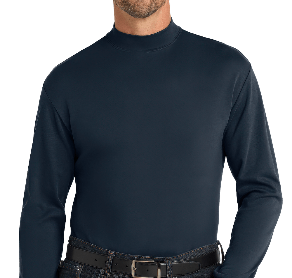 Port Authority Interlock Knit Mock Turtleneck-default