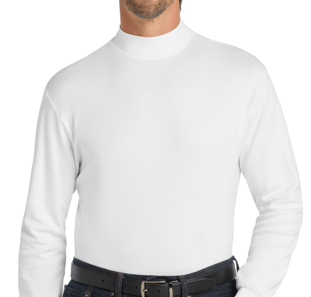 Port Authority Interlock Knit Mock Turtleneck-default