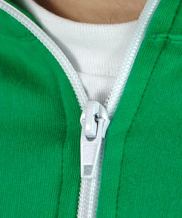 Canada - American Apparel USA-Made Fleece Track Jacket with White Piping