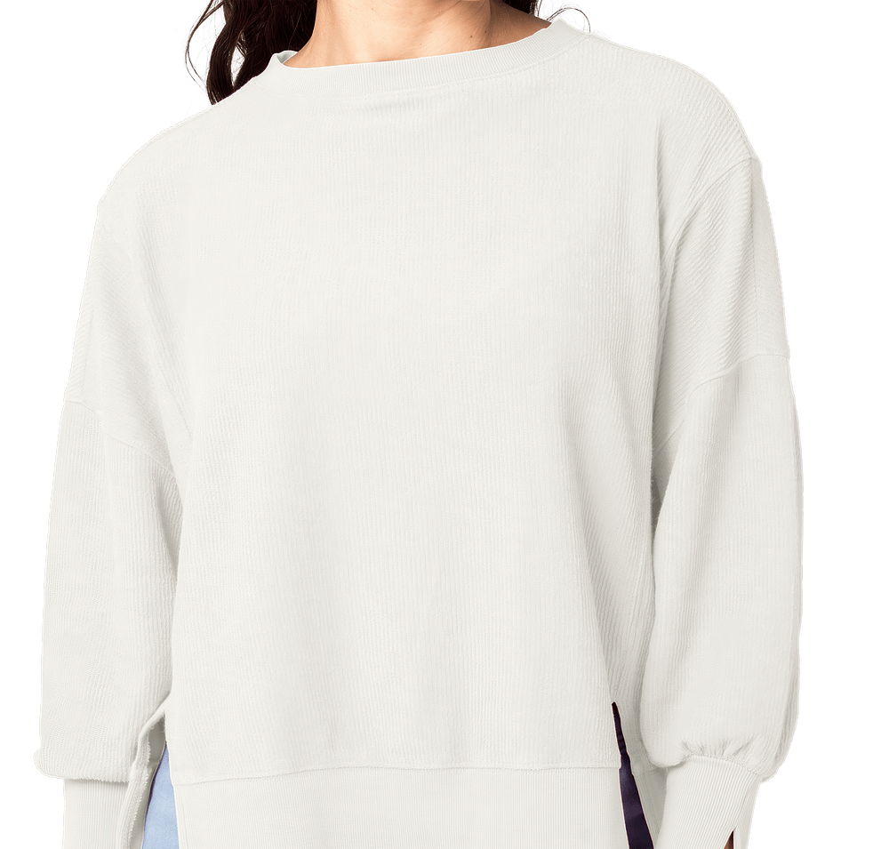 Charles River Women's Camden Spliced Crewneck Sweatshirt-default