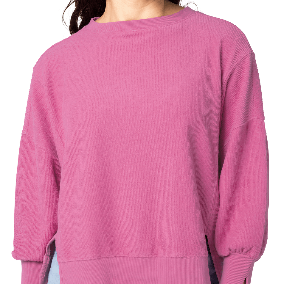 Charles River Women's Camden Spliced Crewneck Sweatshirt-default