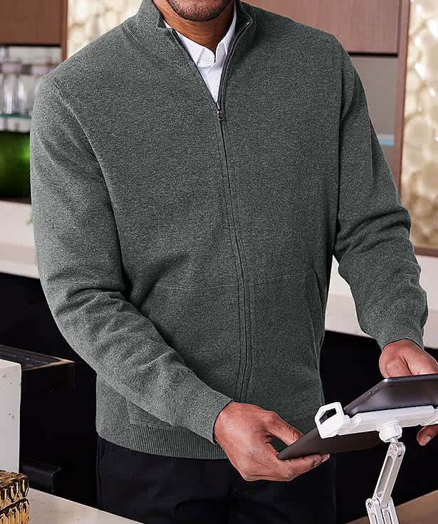 Port Authority Easy Care Full Zip Sweater