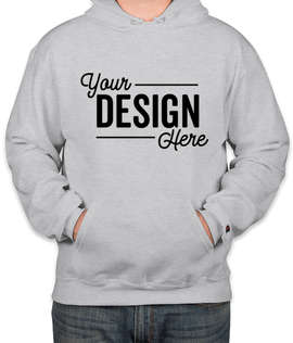 Canada - Champion Powerblend Pullover Hoodie - Color: Silver Grey