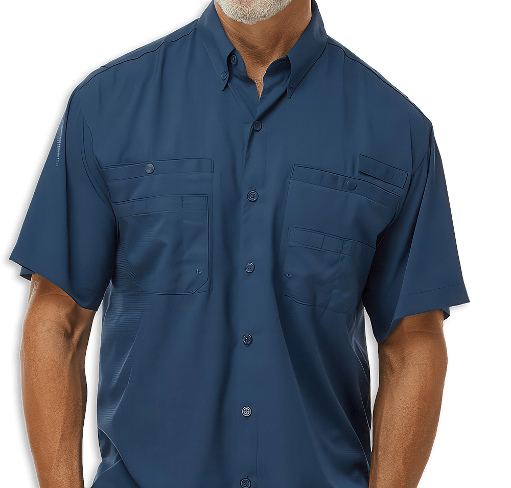 Paragon Hatteras UPF 40+ Performance Short Sleeve Fishing Shirt - Embroidered-default