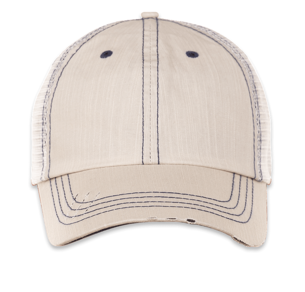 Mega Cap Herringbone Trucker Hat-default