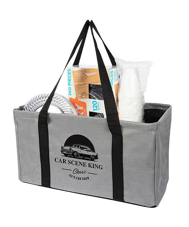 Hamilton Heathered Trunk Organizer Tote Bag