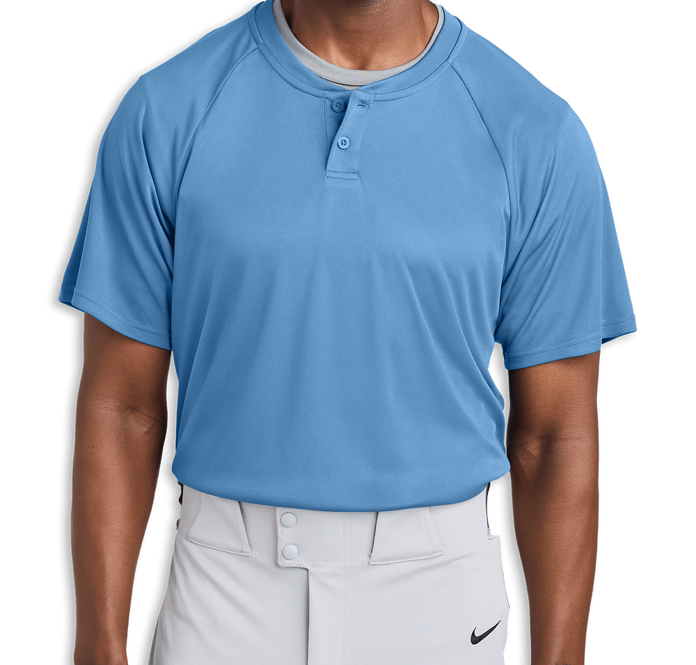 Sport-Tek Competitor 2-Button Baseball Henley-default