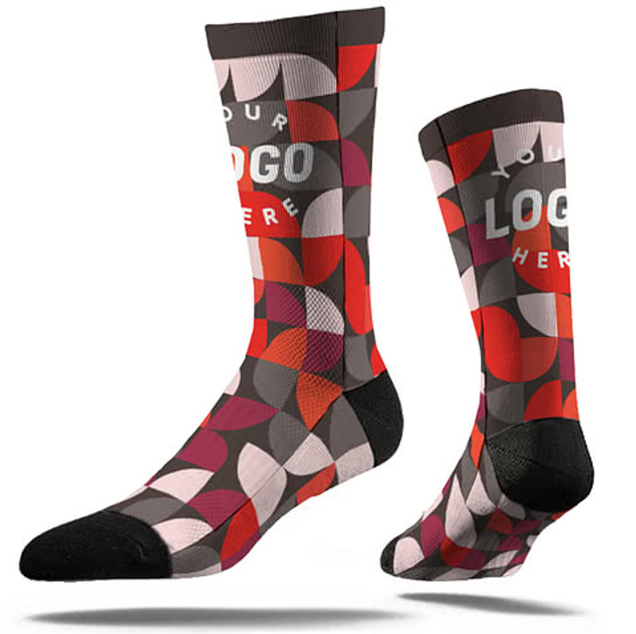 Bauhaus Crew Socks in Black