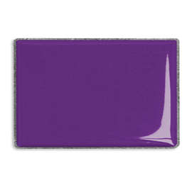 Rectangular Lapel Pin - Color: Team Purple / Silver