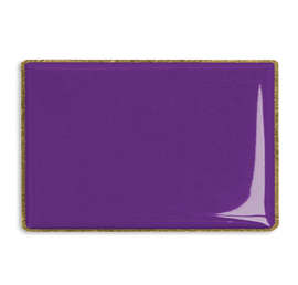 Rectangular Lapel Pin - Color: Team Purple / Brass