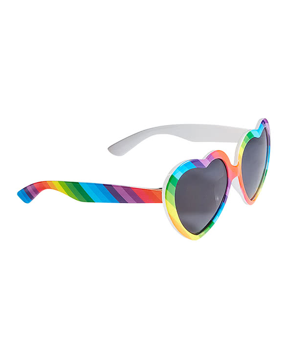 Rainbow Pride Heart Sunglasses