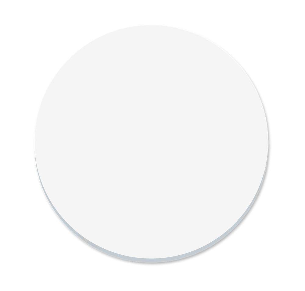 Full Color Circle Sticky Note - 3" x 3" -  25 sheets/pad (Case of 500)-default