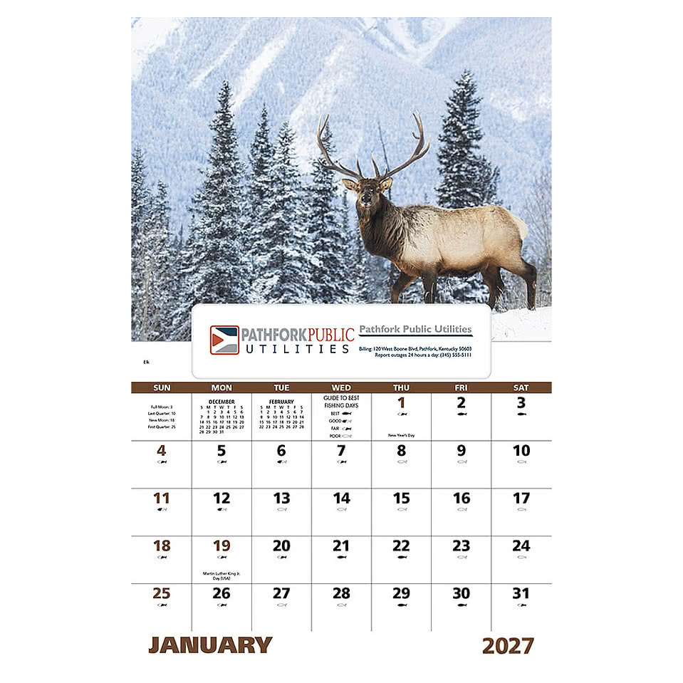 Wildlife Portraits Wall Calendar