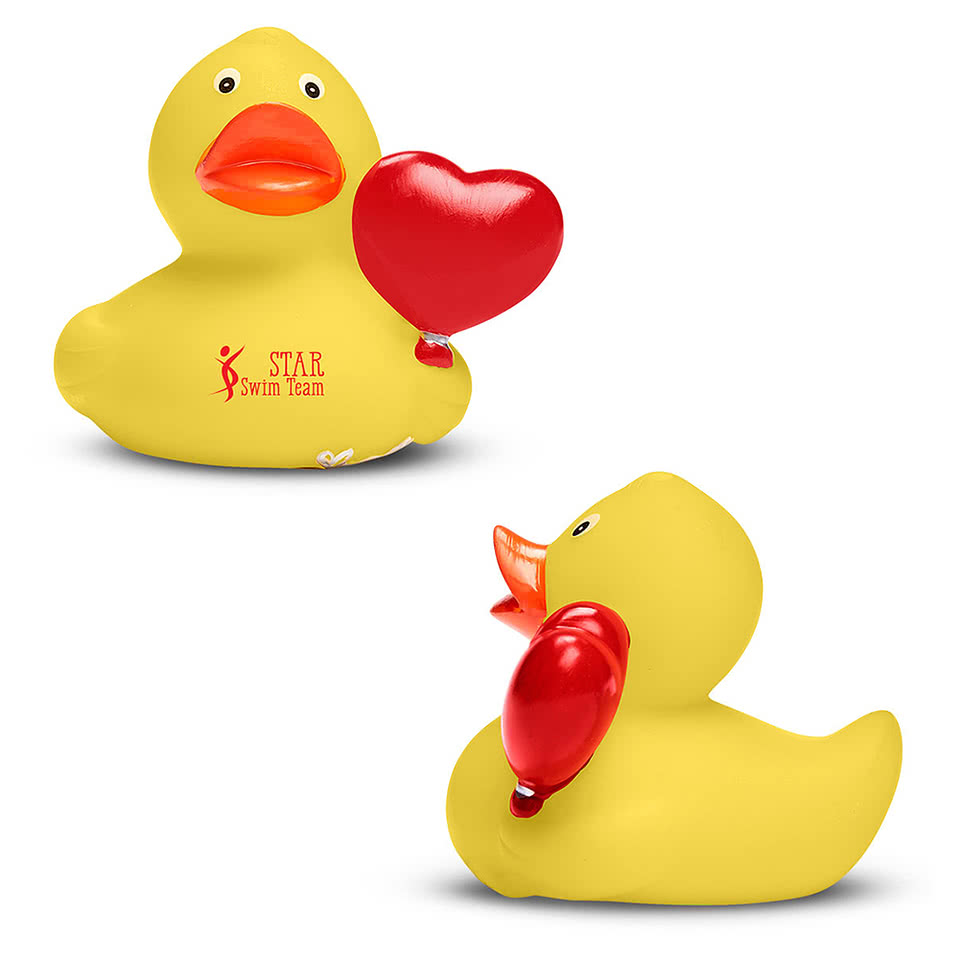Heart Rubber Duck