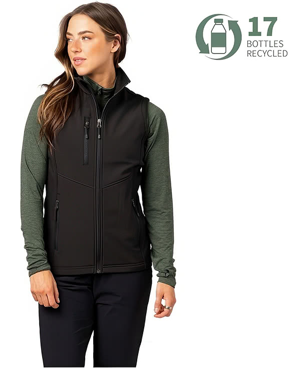 Storm Creek Women's Trailblazer Recycled Soft Shell Vest - Embroidered