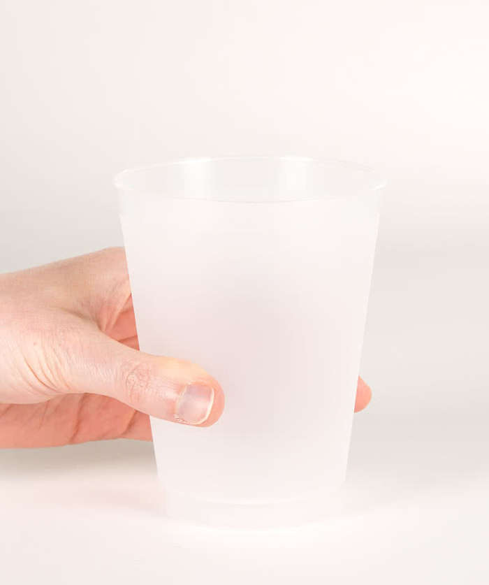 16 oz. Frosted Blank Frosted Cups /Pack Of 25