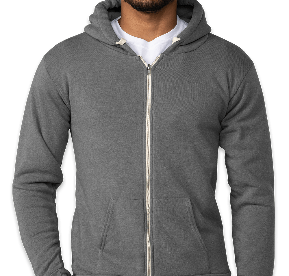 Royal Apparel USA-Made Organic Eco Zip Hoodie-default