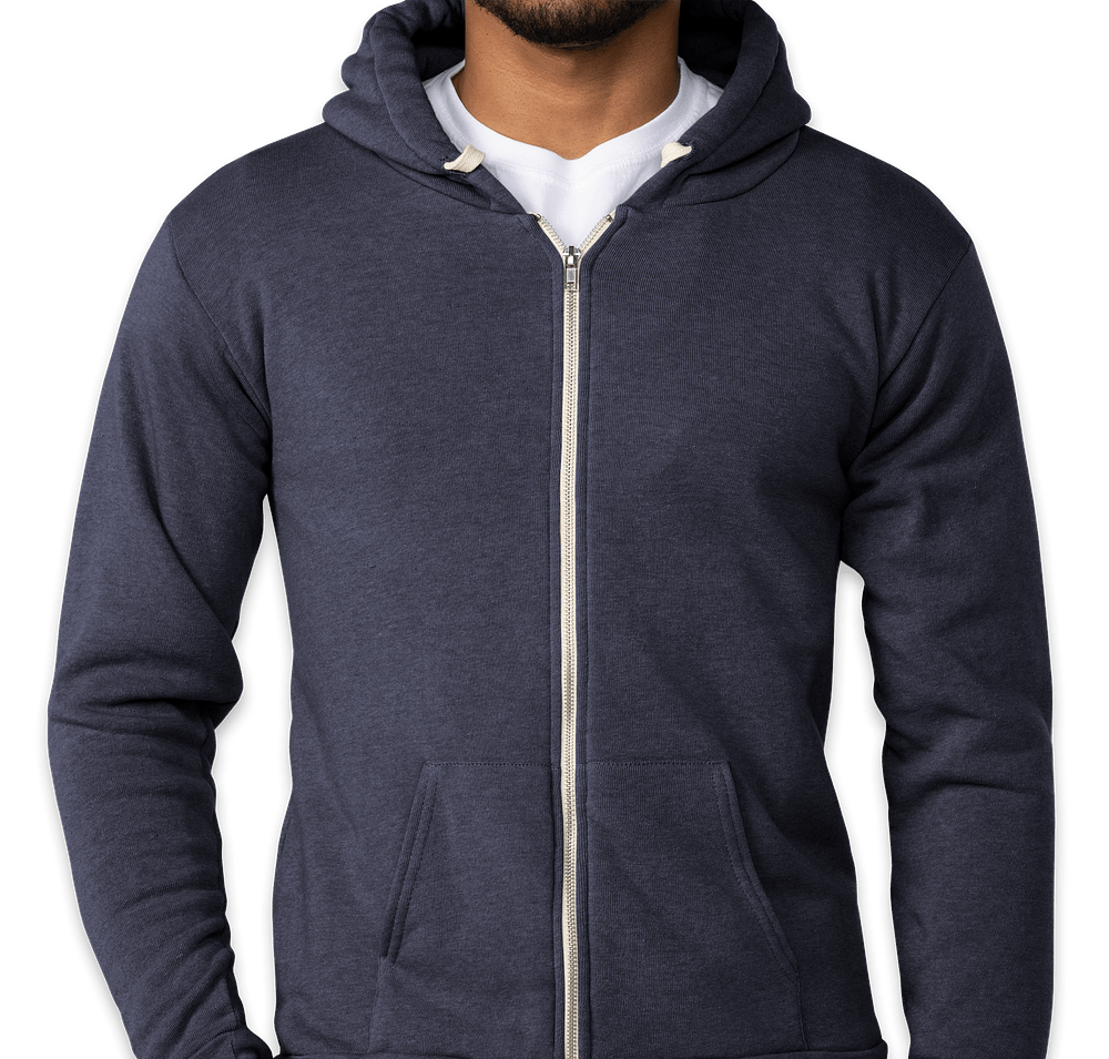 Royal Apparel USA-Made Organic Eco Zip Hoodie-default