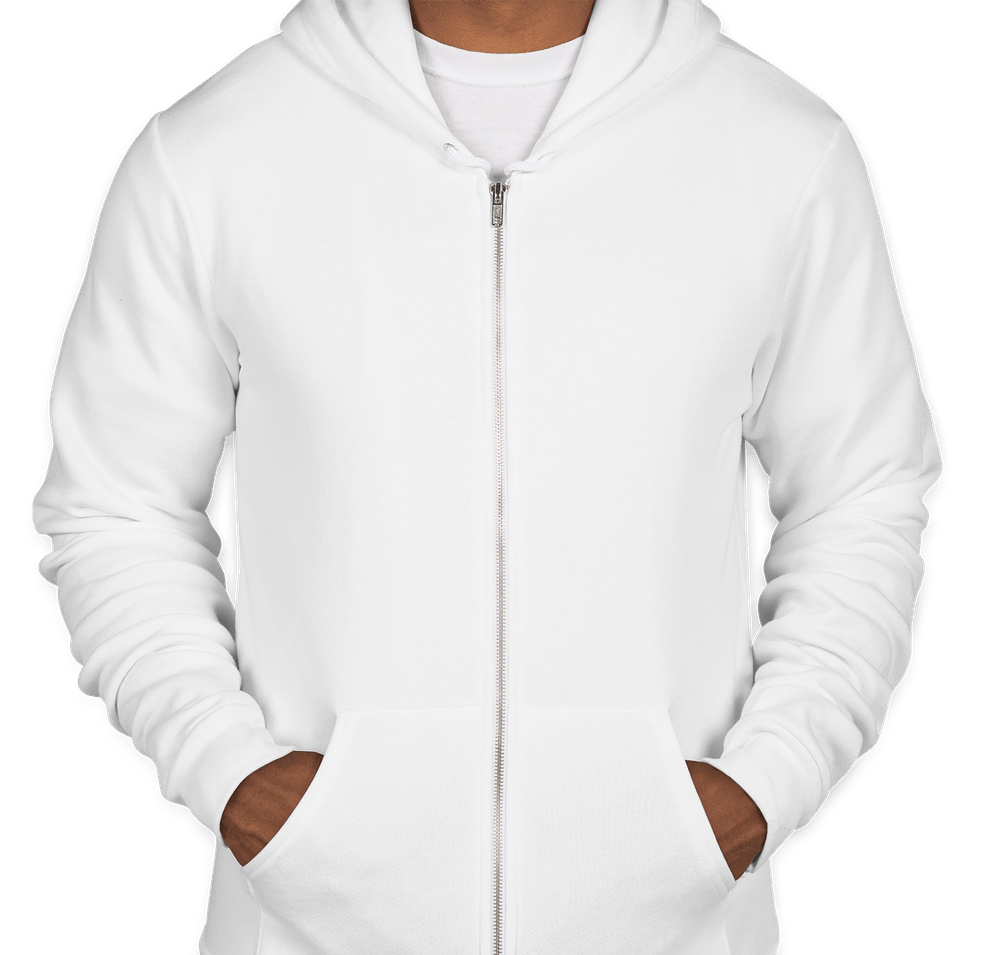American Apparel USA-Made Flex Fleece Zip Hoodie-default